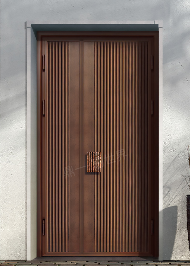 新中式銅門(mén)進(jìn)戶(hù)門(mén)