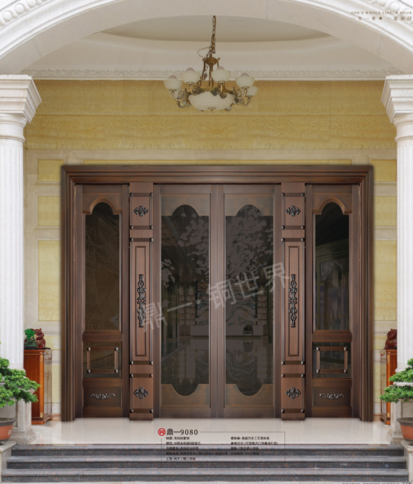 玻璃銅門(mén)大門(mén)