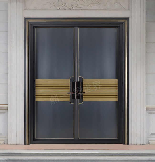 新中式雙開(kāi)銅門(mén)