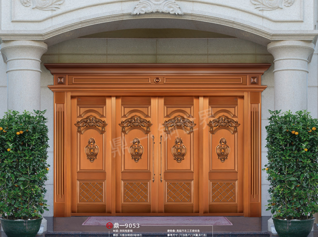 別墅四開(kāi)大銅門(mén)